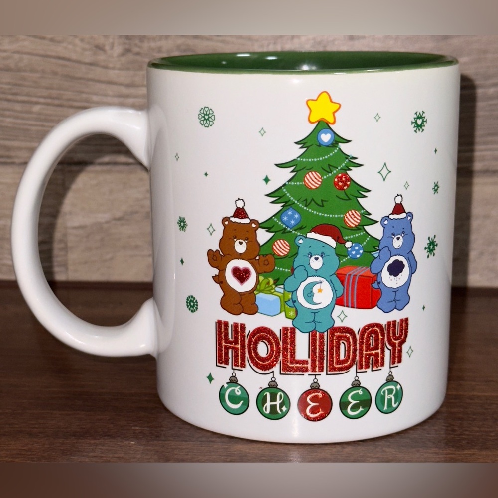 Super Cute 🥰 Holiday Cheer Care Bears 🐻 Ceramic Mug 20oz - NEW